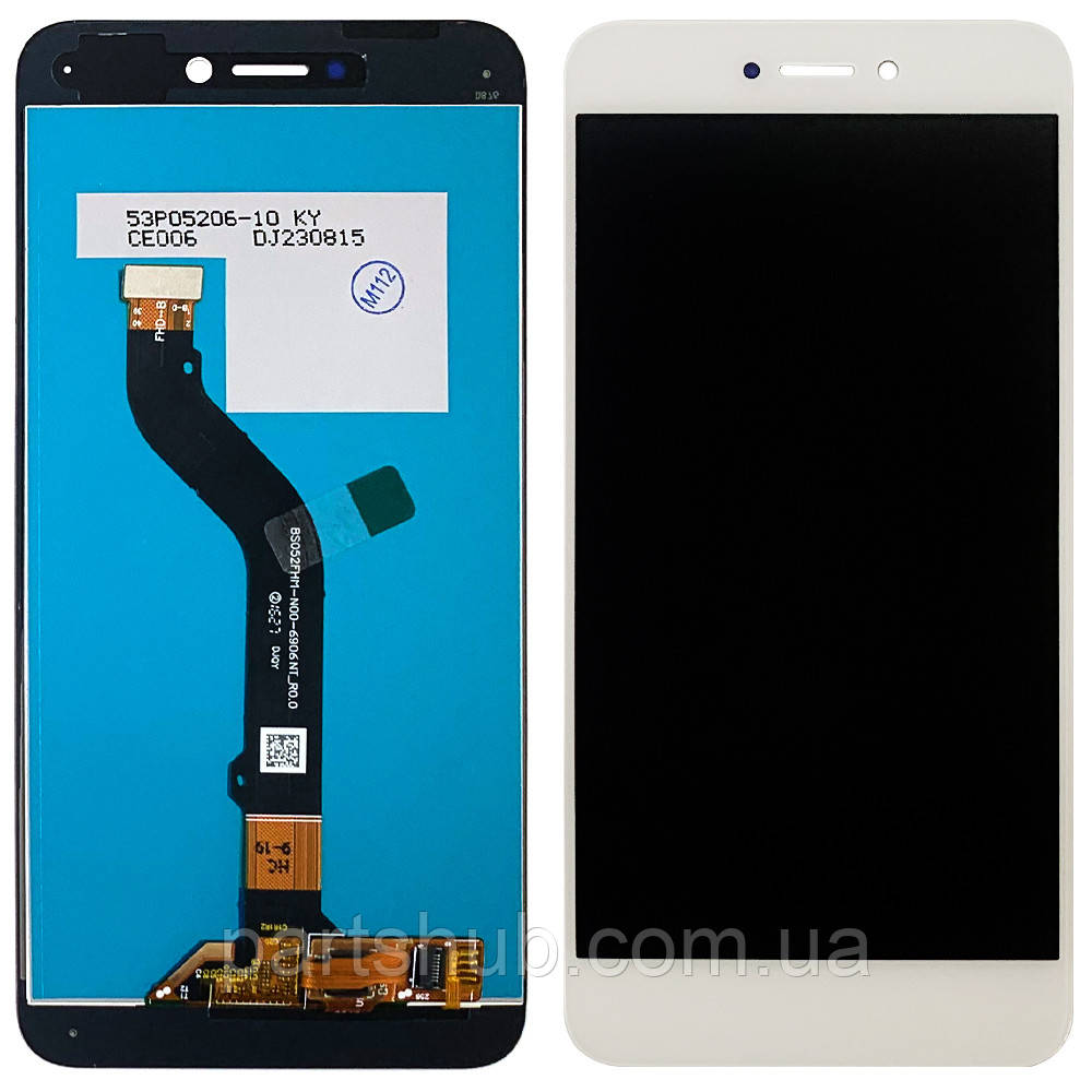 Дисплей (екран) Huawei P8 Lite 2017 PRA-LX1 LX3 LA1 з тачскріном (білий), фото 1