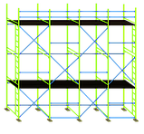 Будівельні ліси для фасадних робіт, фото 3