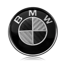 Емблема (значок) в кермо BMW (БМВ) - Карбон Чорна 45 мм, фото 3
