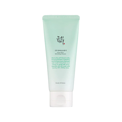 Очищувальний гель для вмивання з зеленою сливою BEAUTY OF JOSEON Green Plum Refreshing Cleanser 100 мл, фото 1