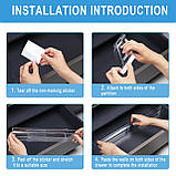 Набір телескопічних розсувних роздільників у тумбочку. Комплект перегородок у комод, ящик 2 шт , Прозорий, фото 9