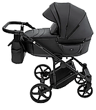 Коляска 2 в 1 Adamex Zico Eco Sa-2 чорний, фото 5