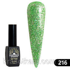 ГЕЛЬ-ЛАК BLACK ELITE 216, GLOBAL FASHION 8 МЛ
