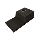 Мийка Handmade MONRO 7844 (2.7/1.0/220) без отвора лiва чаша з крилом, фото 4