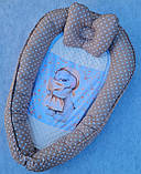 Кокон-позиционер для новорожденных, гніздечко для новонароджених, фото 4