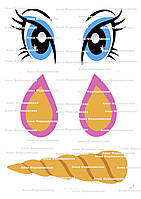 Вафельна картинка №6 Єдиноріг фотодрук на торт єдиноріжки єдинороги