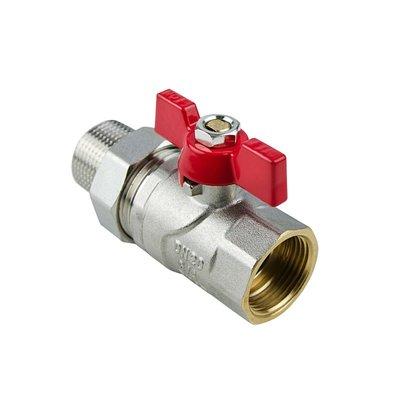 Кран Шаровый 3/4" с американкой Raftec RED PN40 ВН