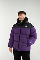 Мужской стильный зимний пуховик TNF 700 The North Face - 20 TNF фиолетовый