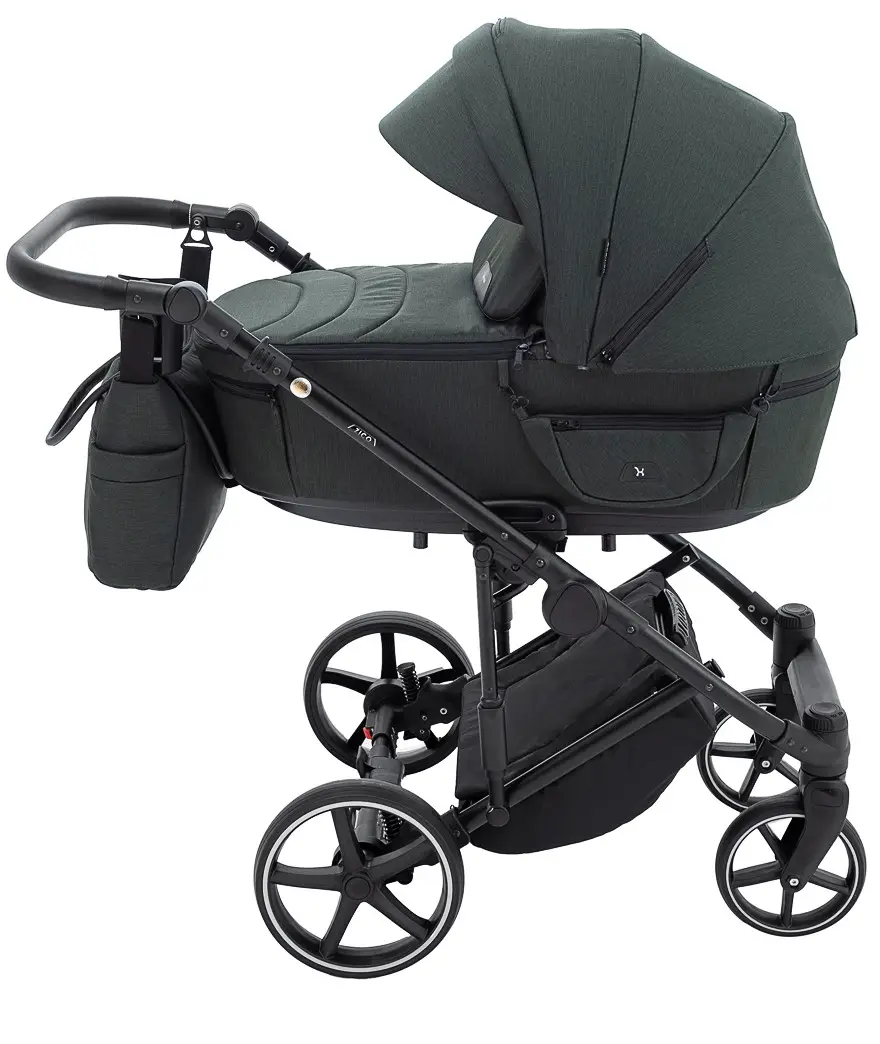 Коляска 2 в 1 Adamex Zico Lux TK-50 темно-зелений