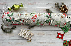 Рол (рулон) для зберігання вишитих робіт "Різдвяна пуансетія"