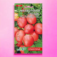 Томат Мархотская гроздь, округлая сливка, розовый среднеспелый, высокорослый, урожайный, семена 0.1 г
