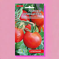 Томат Гірська принцеса, червоний сорт дозріває за 60дней, насіння 0.1 г