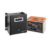 Комплект резервного питания LP (LogicPower) ИБП + литиевая (LiFePO4) батарея (UPS W500+ АКБ LiFePO4