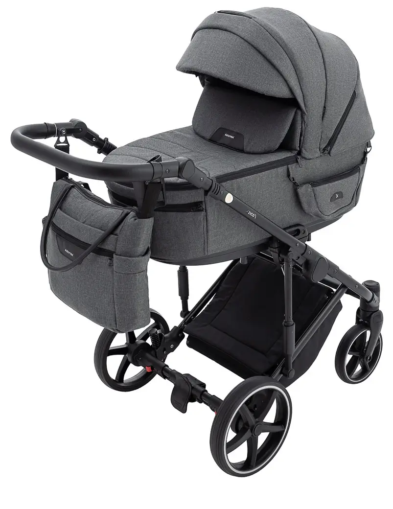 Коляска 2 в 1 Adamex Zico Tip TK-57 графіт