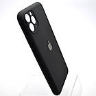 Силіконовий чохол накладка Silicon Case Full Camera для iPhone 11 Pro Max Black, фото 3