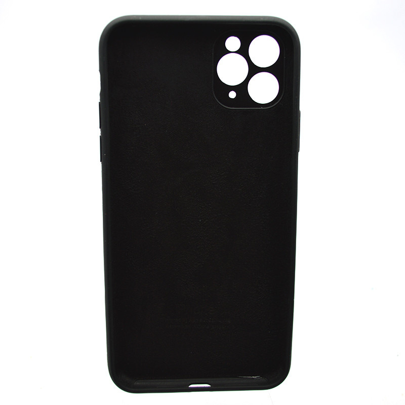 Силіконовий чохол накладка Silicon Case Full Camera для iPhone 11 Pro Max Black, фото 2