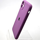 Силіконовий чохол накладка Silicon Case Full Camera для iPhone 11 Pro Max Purple, фото 4