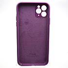 Силіконовий чохол накладка Silicon Case Full Camera для iPhone 11 Pro Max Purple, фото 2