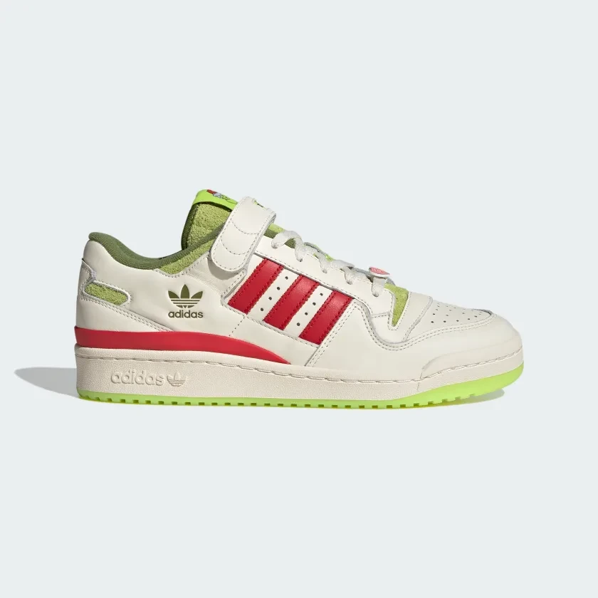 Мужские зимние кроссовки Adidas Forum Low x The Grinch Schun - фото 1 - id-p2047715565