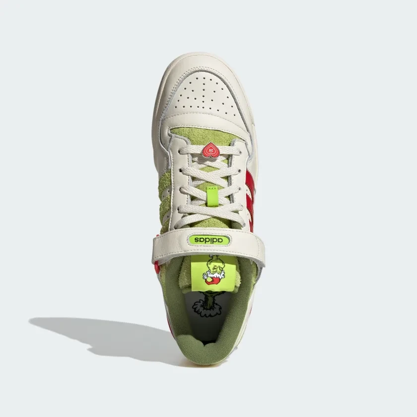 Мужские зимние кроссовки Adidas Forum Low x The Grinch Schun - фото 4 - id-p2047715565