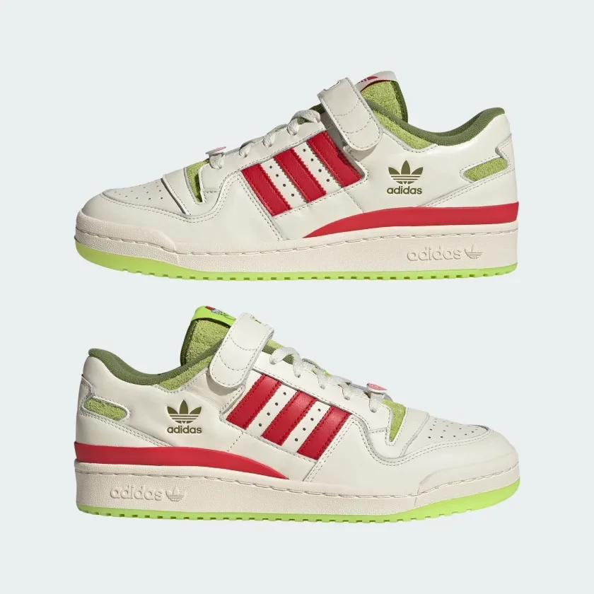 Мужские зимние кроссовки Adidas Forum Low x The Grinch Schun - фото 6 - id-p2047715565