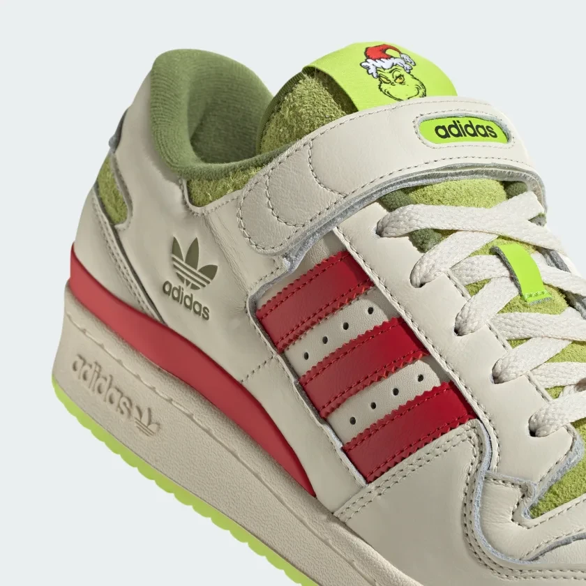 Мужские зимние кроссовки Adidas Forum Low x The Grinch Schun - фото 7 - id-p2047715565