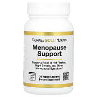 California Gold Nutrition добавка для поддержки в период менопаузы. 30 растительных капсул