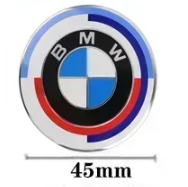 Емблема (значок) в кермо Ювілейні 50 років BMW (БМВ) Motorsport) Триколор - 45 мм, фото 3