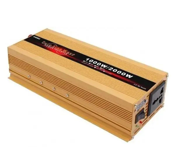 Інвертор для котла з чистою синусоїдою 12v-220v 1000w-2000w Перетворювач напруги, фото 1