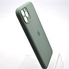 Силіконовий чохол накладка Silicon Case Full Camera для iPhone 11 Pro Pine Needle Green, фото 3