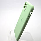 Силіконовий чохол накладка Silicon Case Full Camera для iPhone 11 Pro Max Pistachio, фото 4