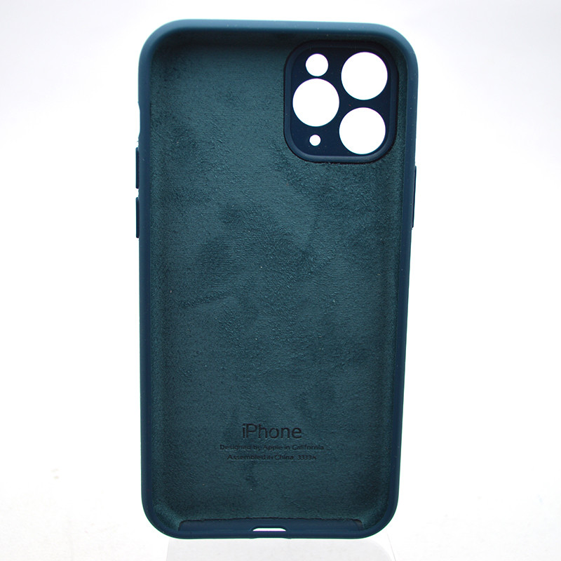 Силіконовий чохол накладка Silicon Case Full Camera для iPhone 11 Pro Max Bird Feather Moniror, фото 2