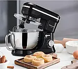 Комбайн міксер тістоміс Mozano Chef Професійна кухонна машина 4,5 л (Кухонний тістоміс кухонний міксер), фото 4