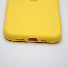 Силіконовий чохол накладка Silicon Case Full Camera для iPhone 11 Pro Max Yellow, фото 5