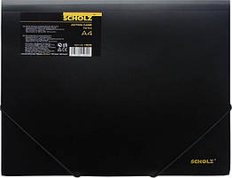 Папка на гумці А4 10506 SOZ чорна (1/24)