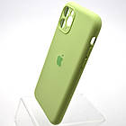 Силіконовий чохол накладка Silicon Case Full Camera для iPhone 11 Pro Mint Green, фото 4