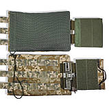 Бокові камербанди 15×25 см | Піксель ММ14 | Ukr shield, фото 2