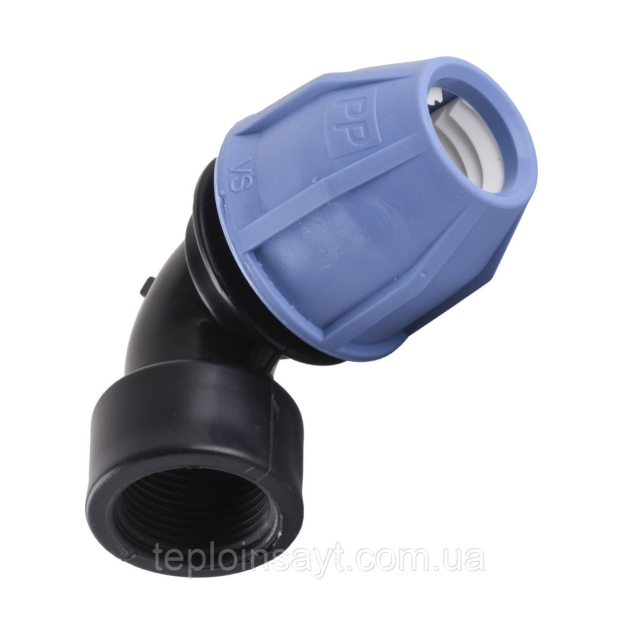 Коліно ПНД Vsplast 20х3/4 `` ВР