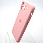 Силіконовий чохол накладка Silicon Case Full Camera для iPhone 11 Pro Rose Pink, фото 4