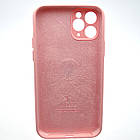 Силіконовий чохол накладка Silicon Case Full Camera для iPhone 11 Pro Rose Pink, фото 2