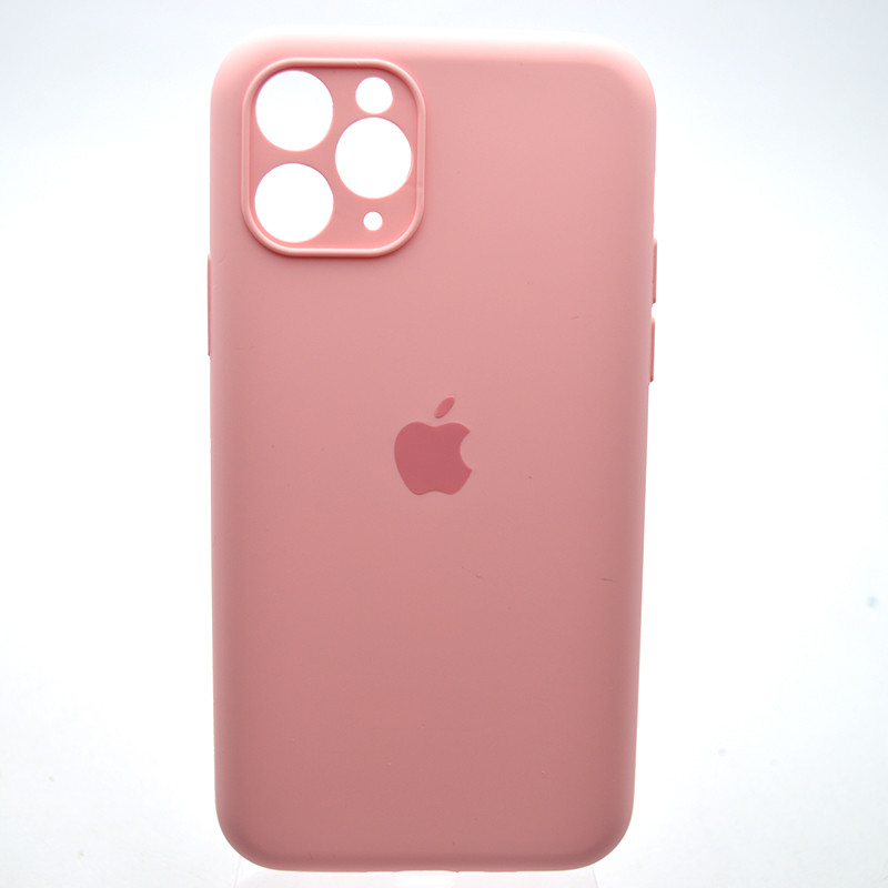 Силіконовий чохол накладка Silicon Case Full Camera для iPhone 11 Pro Rose Pink, фото 1