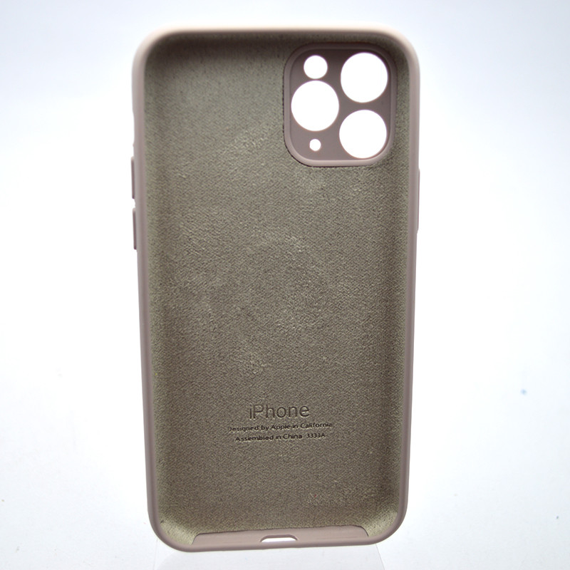 Силіконовий чохол накладка Silicon Case Full Camera для iPhone 11 Pro Max Lavender Violet, фото 2