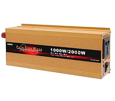 Інвертор (перетворювач напруги) 12v-220v 1000w-2000w з чистою синусоїдою