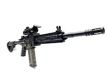 Дитячий іграшковий автомат з акумулятором M 416 KB1216 (стріляє м'якими кулями), фото 5