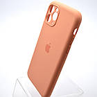Силіконовий чохол накладка Silicon Case Full Camera для iPhone 11 Pro Max Begonia, фото 4