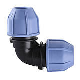 Коліно ПНД Vsplast 25*25, фото 3