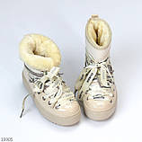 Модні жіночі дутики сноубутси луноходи зимові зі стразами РОЗПРОДАЖ, фото 6