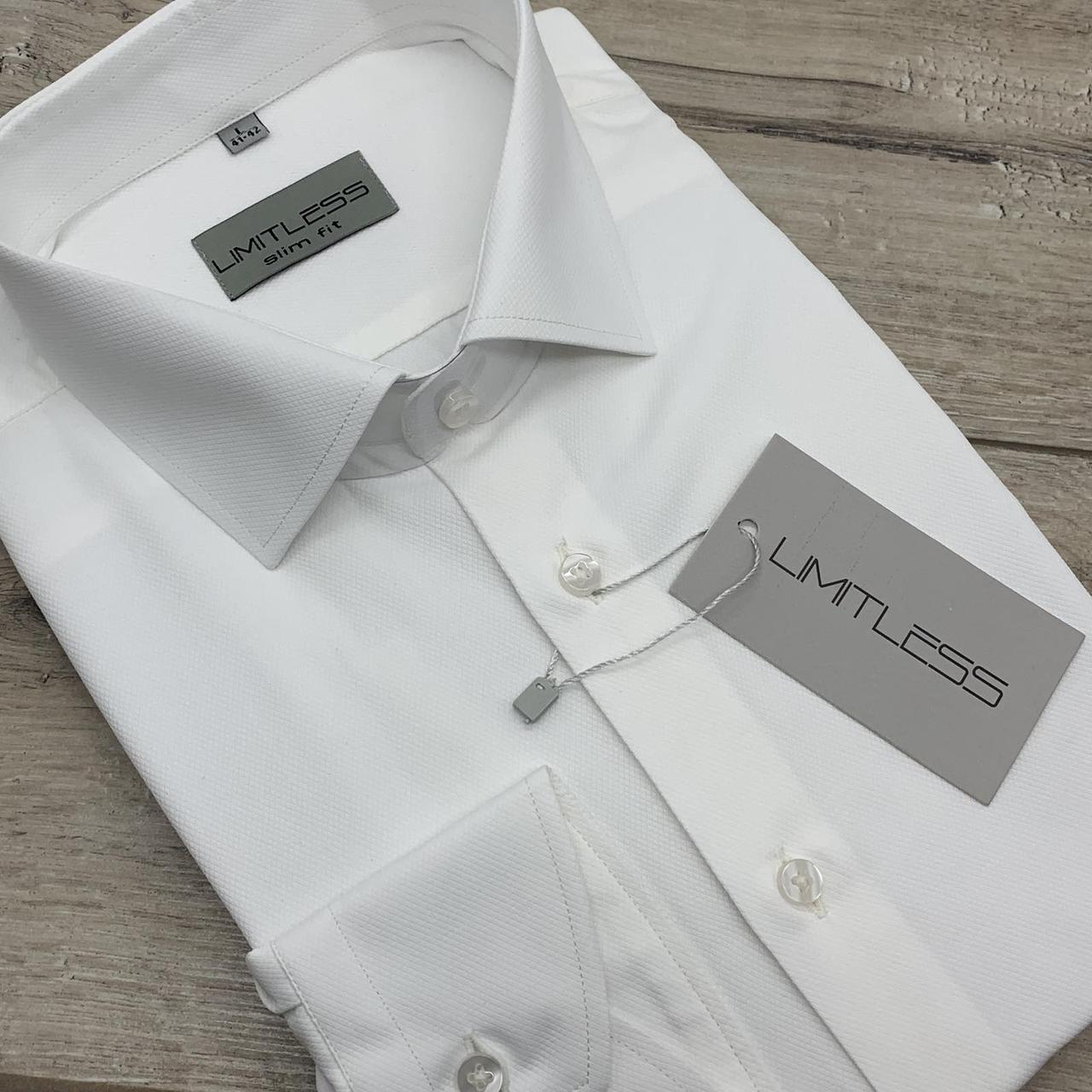 Сорочка чоловіча кремова 36016/2. LIMITLESS, фото 1