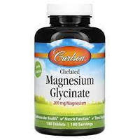Chelated Magnesium Glycinate Carlson Labs, 180 таблеток