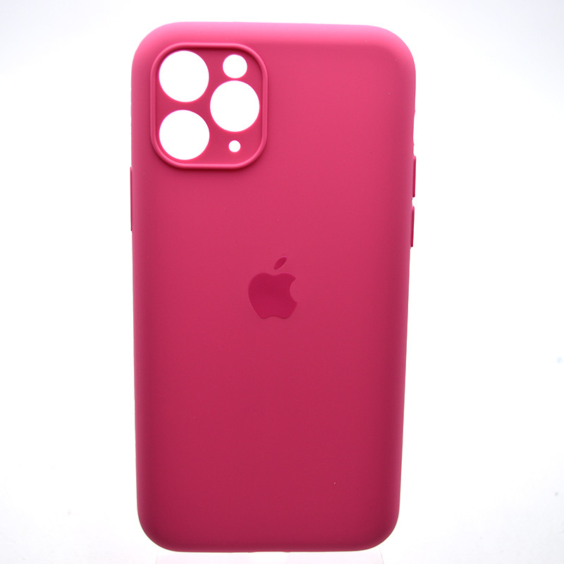 Силіконовий чохол накладка Silicon Case Full Camera для iPhone 11 Pro Dragon Fruit Color, фото 1